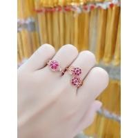 ราคา #แหวนเศษนาคดอกไม้ฝังพลอยทับทิม (24422537490)