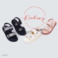 ราคา รองเท้าสุขภาพ แฟชั่นรัดส้น พื้นโฟมสูง 1 นิ้ว สายรัด คล่องตัว งานพรีเมี่ยม ทำในไทย ่รุ่น JA3301 (8366994450)