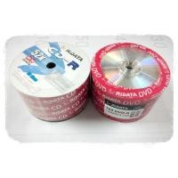 ราคา แผ่นCD DVD เปล่า Ridata CD-R 700 mb/80min และ DVD-R 4.7GB/120min (pack 50 แผ่น) (2826555515)