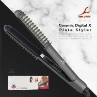 ราคา เครื่องหนีบผม เครื่องม้วนผม 2in1 Super v inter professional ซุปเปอร์วี รุ่น SU9020 Super V Inter Ionic Hair Flatter (12792056877)