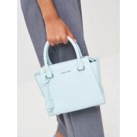 ราคา กระเป๋าโท้ต Charles & Keith Harper Double Handle Trapeze (40105709143)