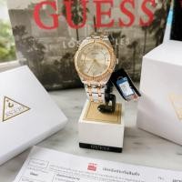 ราคา ตัวเรือนและสายสเตนเลสสีgเงินโรสโกลด์ ✨ นาฬิกา Guess GW0033L9 Cosmo 2-TONE (28776444916)
