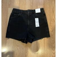 ราคา TOPSHOP MOM Short Black Jeans (8435517663)