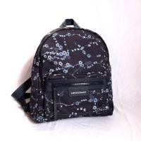 ราคา [กระเป๋ามือสอง] LONGCHAMP PARIS ของแท้! กระเป๋าเป้ ผ้า 10นิ้ว สีกรมท่า กระเป๋าสภาพดี (28918620791)