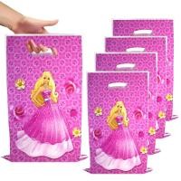 ราคา 10-40pcs ใหม่ตุ๊กตาบาร์บี้พลาสติก Goodie กระเป๋า Loot กระเป๋าตุ๊กตาบาร์บี้ถุงขนมสําหรับงานแต่งงานตกแต่งวันเกิด (43617880221)