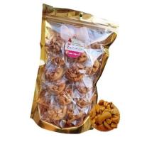 ราคา 1 กิโลกรัม..แครกเกอร์ ขนมปังกรอบ แครกเกอร์หน้าเม็ดมะม่วงหิมพานต์ (เต็มหน้า) (250 กรัม x 4 ถุง) (17388807685)