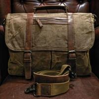 ราคา กระเป๋า (มือ2) ทรงเอกสาร, ผ้าแคนวาสเคลือบแว็กซ์กันน้ำ (26154055887)