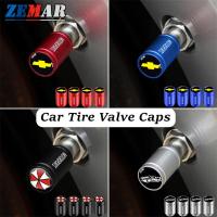 ราคา 4 ชิ้น Chevrolet รถยางวาล์วหมวกยานยนต์รถจักรยานยนต์จักรยานโลหะกันฝุ่น Stem Air Valve Caps สําหรับ Chevrolet Colorado Cruze Aveo Captiva Optra Sonic Malibu Spark (41811026276)