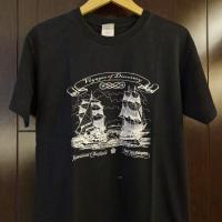 ราคา Voyages Of Discovery Ship Art Tshirt เสื้อยืด Baju Tee Kaos Vintage Vtg (29131970821)