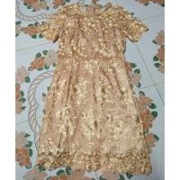 ราคา เดรสสั้น เดรสออกงาน เดรสผ้าลูกไม้ ชุดออกงาน ชุดทำงาน (1087823635)