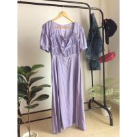 ราคา เดรสยาว สีม่วงพาสเทล (20352330117)