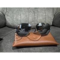 ราคา แว่นกันแดด Rayban รุ่น rb3025 aviator เลนส์สีเงินดำ มือสอง (42852365216)