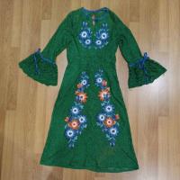 ราคา เดรสลูกไม้ปักโคเสทงานป้าย jariya SM มือสอง (23275714056)