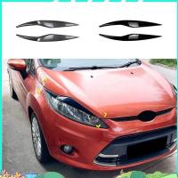 ราคา ไฟหน้าฝาครอบไฟหน้าไฟหน้าเปลือกตาคิ้วตัดสําหรับเฟียสต้า ม.ค6 2008-2012 สีดําเงา (29192467604)