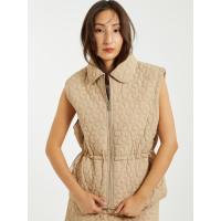 ราคา AIIZ (เอ ทู แซด) - AIIZ เสื้อแขนกุดผู้หญิงมีปกผ้าควิลท์ลายดอกไม้ AIIZ Women’s Quilted Lightweight Collar Vest (27485517214)