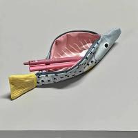 ราคา กล่องดินสอเด็กน่ารักการ์ตูนปลาตลกน่ารัก น่ารัก กล่องดินสอความจุขนาดใหญ่แบบพกพาผ้าใบกระเป๋าเก็บสําหรับนักเรียน (24247044349)