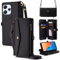 ราคา สําหรับ เรียลมี 15 มือโปร 5ก ซองหนังที่มีสองสายรัด ค โรสบอดี กระเป๋าสตางค์กระเป๋าพลิกปก (27990572877)