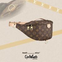 ราคา กระเป๋า LOUIS VUITTON bag กระเป๋าคาดเอวสีน้ำตาล M43644 แท้ (29571511727)