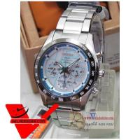 ราคา SEIKO นาฬิกาข้อมือสุภาพบุรุษ Criteria SOLAR Chronograph กระจกคริสตัลแซฟไฟร์ รุ่น SSC065P1 - สีเงิน (2274735244)