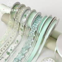 ราคา ฉ6ม3 [จัดส่งจากจีน] สีเขียวมิ้นท์·ชุดริบบิ้นร้านดอกไม้ช่อดอกไม้ประณีต ทําเอง สายบรรจุภัณฑ์สดของขวัญตกแต่ง (44011857096)