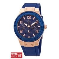 ราคา Guess นาฬิกาข้อมือผู้หญิง สายสายซิลิโคน รุ่น W0571L,W0571L1 - สีโรสโกลด์-สีน้ำเงินเข้ม (4904941761)