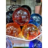 ราคา ลูกแก้วขนาด10ซม.สีแดงธรรมชาติพร้อมฐานไม้แช่น้ำ+ตากแดดได้ (9004776221)