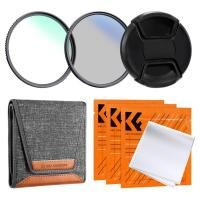 ราคา K&f ชุดฟิลเตอร์เลนส์โพลาไรซ์ UV CPL และกระเป๋าฟิลเตอร์ และผ้าทําความสะอาด 37 40.5 43 46 49 52 55 58 62 67 72 77 82 มม. 3 ชิ้น (24208481441)