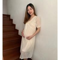 ราคา LACE SWEET MOMMY DRESS ชุดคลุมท้อง ให้นมได้ เดรสลูกไม้ (18815938869)