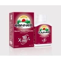 ราคา BANNER PROTEIN แบนเนอร์ โปรตีน 100 เม็ด สีแดง (8112079361)