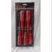 ราคา SOLO ชุดไขควงช่างไฟฟ้า 5ตัวชุด รุ่น 005E (7841450279)