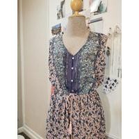 ราคา จั๊ม​สูท​ขายาว​ สไตล์​โบฮีเมียน​ สีชมพู​ งานป้าย​ Young Threads (7891996704)