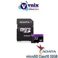 ราคา ADATA เมมโมรี่การ์ด microSD Class10 32GB with SD Adapter (DH32GUICL10RA1) Limited Lifetime Warranty (13439102328)