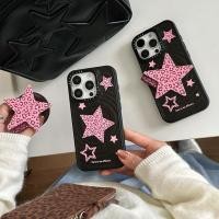 ราคา เคสไอโฟนสําหรับ iPhone 16 Pro Max, iPhone 15 Pro Max, iPhone 13, 12, 11, iPhone 14 Pro Max, เคสโทรศัพท์หนัง, วงเล็บแม่เหล็กดาวลายเสือดาวสีชมพู (43868187047)