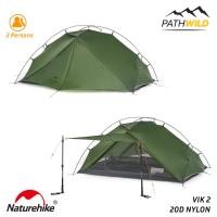 ราคา เต็นท์ ULTRALIGHT NATUREHIKE TENT VIK 2 20D NYLON สี ARMY GREEN สำหรับ1-2 คน กางง่าย กันน้ำ กันฝน เหมาะกับการ BACKPACK (15496221152)