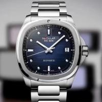 ราคา MODULAR BIG DATE เลส กรอบเหลี่ยมเงิน ปัดน้ำเงิน จุดขาวน้ำเงิน (25632581679)