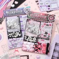 ราคา Xinmo มิติ Fragments DIY Pain Bag Material Pack Creative Two-Dimensional Tie Bag บรรจุกล่องดินสอพื้นหลัง Pain Board วัสดุ (43423287350)