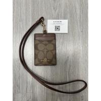 ราคา ป้ายคล้องคอสีน้ำตาลซีcoachแท้ (23829094866)