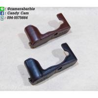 ราคา Half case เคสหนัง หนังแท้ Olympus Pen-F (3520836173)