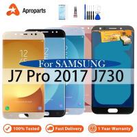 ราคา หน้าจอสัมผัสดิจิทัล LCD สําหรับ SAMSUNG Galaxy J7 Pro 2017 J730 J730F J730GM DS J730G DS J730FM DS (14492882327)