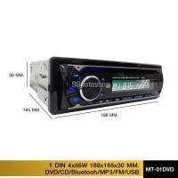 ราคา ลำโพง วิทยุ 1DIN DVD BLUETOOTH FM USB เครื่องเล่นMP3 บลูทูธติดรถยนต์ กำลังขับ Hi-Powerเครื่องเล่นติดรถยนต์ (26707846201)