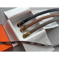 ราคา สร้อยข้อมือ Hermes หนังวัวแท้ ขนาด 2.4 ซม. ทั้งสองด้านสามารถใช้งานได้ สไตล์ยูนิเซ็กซ์ (43921656302)