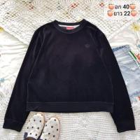 ราคา (B76) เสื้อแขนยาวสีดำ​ ผ้านิ่มมากๆ​ ป้าย​ Liz Claiborne แท้ อก​ 40 นิ้ว​ ยาว​ 22 นิ้ว (26064818433)