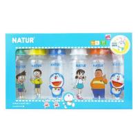 ราคา ลายใหม่ ขวดนม NATUR โดเรม่อน 8ออนซ์ แพ็ค6ขวด พร้อมจุกไซส์ L (2281487704)