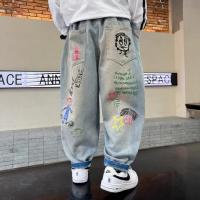 ราคา กางเกงยีนส์ขายาวเด็กผู้ชาย – ลายการ์ตูนบุคลิกภาพสไตล์เกาหลีมีสไตล์ (43155186159)