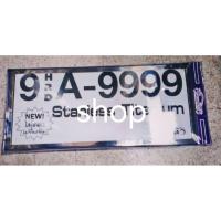 ราคา กรอบ ป้ายทะเบียนรถยนต์ สแตนเลส ป้ายกันน้ำ ไม่ต้องตัดขอบเล็ก (18926050918)