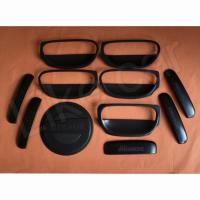 ราคา เบ้ากันรอย ครอบมือจับ ครอบเบ้าท้าย ครอบฝาถังน้ำมัน มิราจ mirage สีดำด้าน ชุด11ชิ้น (2261046154)