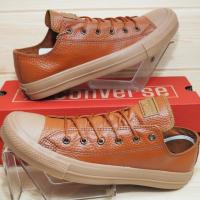 ราคา CONVERSE ALL STAR รองเท้าหนังสีส้มสําหรับผู้ชายและผู้หญิง GREY (29715240026)