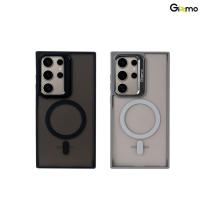 ราคา Gizmo เคส รุ่น S24 Ultra เคสชาร์จได้ กันกระแทก ขาตั้ง Camera Protect stand with mag เนื้อสัมผัสแมท ขอบดำ/เทา (18187373627)