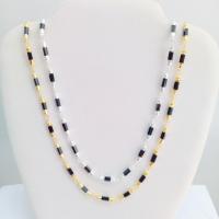 ราคา สร้อยคอนิลแท่งแท้เมืองกาญจน์ ขนาด 4 mm. ยาว 28 นิ้ว ชุบทอง และเงิน ราคาพิเศษ (25539836243)