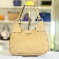 ราคา Prada leather shoulder bag (44020100762)